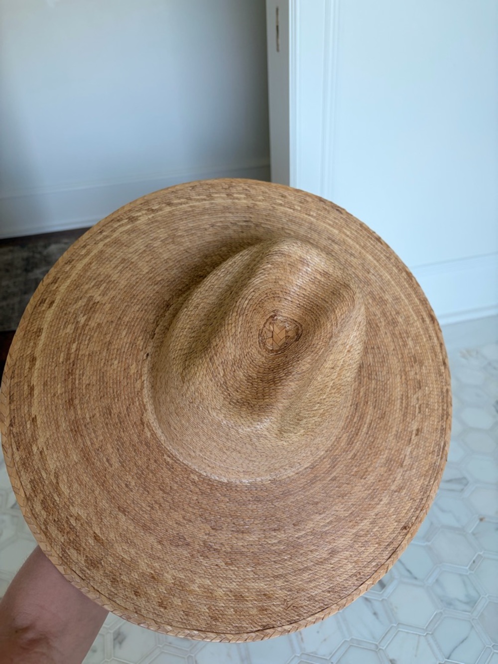 Lack Of Color Natural Straw Wide Brim Fedora - Picture 5 of 8
